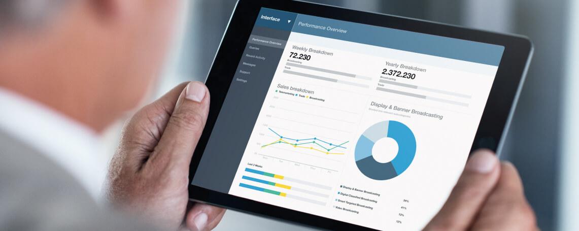 Dashboard MiriStats mostrando KPIs logísticos, gráficos y métricas clave